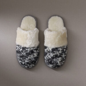 Alternative view of Pantufla Abierta Ochos y Piel