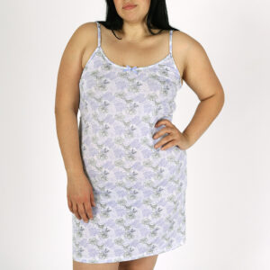 Camisón Estampado Con Bretel