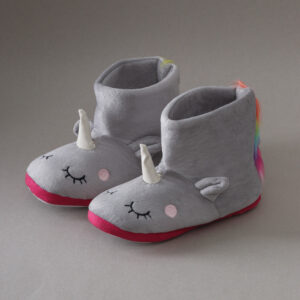 Pantufla Bota Unicornio Talle 30 hasta 35