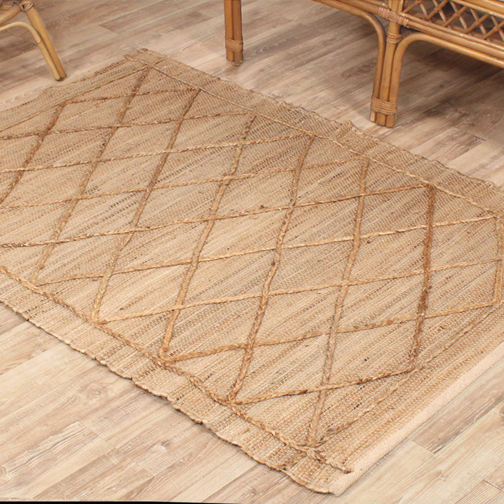 Alfombra Yute Bucle Sin Flecos 160x230 - Tiendas Montevideo