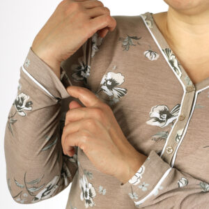 Alternative view of Camisón De Manga Larga