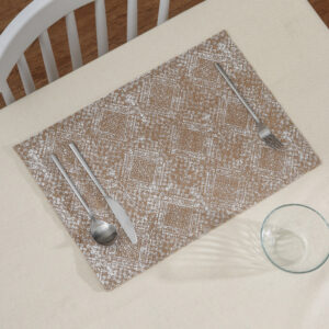 Individual De Yute Estampado 45x30