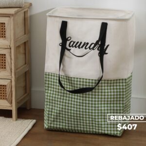 Cesto De Tela Cuadros Para Ropa