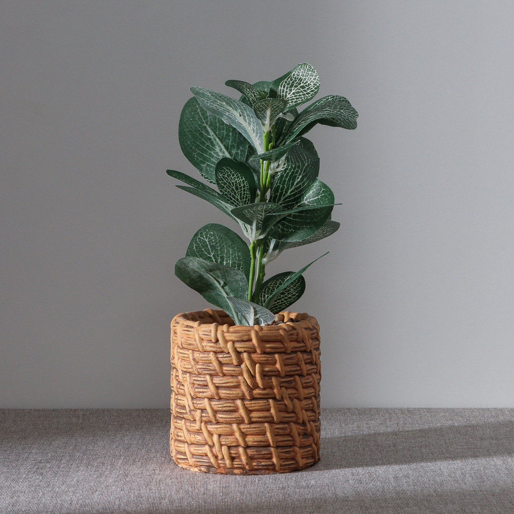 Plantita Decorativa En Maceta