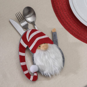 Porta Cubiertos De Navidad Noel