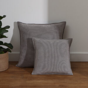 Funda Almohadón Chenille Con Borde 45x45