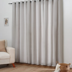 Cortina Con Aros Borde