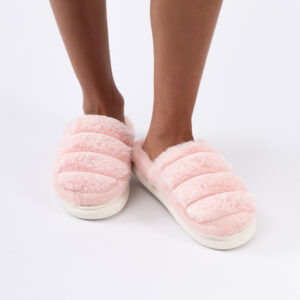 Pantufla Abierta De Piel