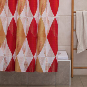 Cortina De Baño Estampada 180x180