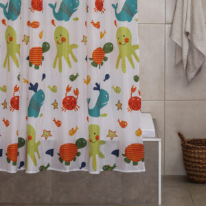 Cortina De Baño Estampada Heavy 180x180