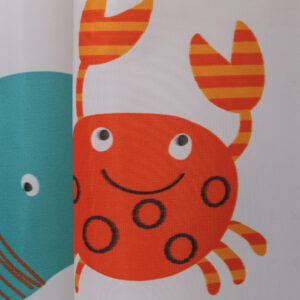 Alternative view of Cortina De Baño Estampada Heavy 180x180