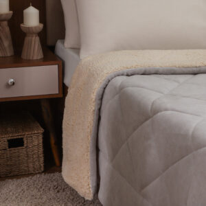 Acolchado Coral Sherpa Liso 260x260