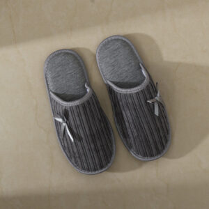 Pantufla Abierta Con Moña