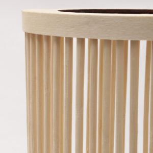 Alternative view of Fanal Bamboo Con Patas De Madera Chico