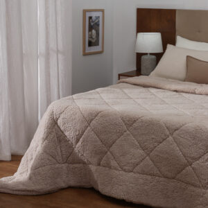 Acolchado Sherpa Liso 200x220