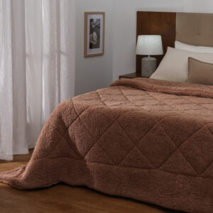 Acolchado Sherpa Liso 260x260