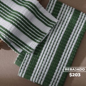 Set x2 Repasador Rayitas 40x60