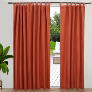 Set x2 Cortina Corta Luz Con Loops 130X220