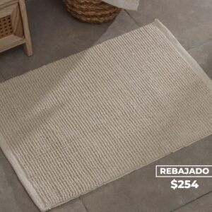 Alfombra De Baño Tipo Tejida 45x60