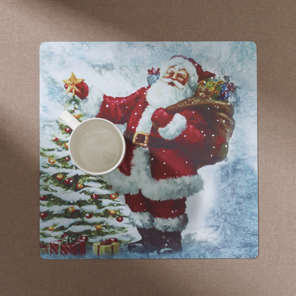 Individual Cuadrado Navidad 35x35