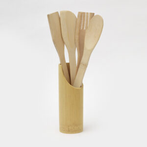 Alternative view of Set De Utensilios De Bamboo