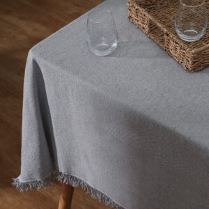 Mantel Liso Con Flecos 140x220