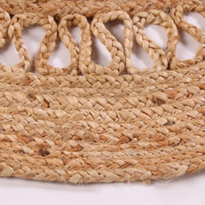 Alternative view of Alfombra Yute Braided Redonda 90