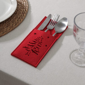 Porta Cubiertos Navidad