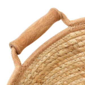 Alternative view of Cesto Con Asas De Madera Mediano