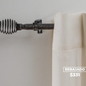 Set Barrote Metal Fino Para Cortina