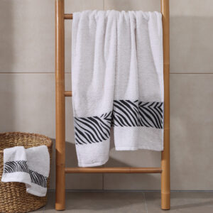 Toallón Con Guarda Animal Print 70x140