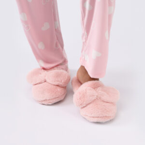 Pantufla Abierta Moña