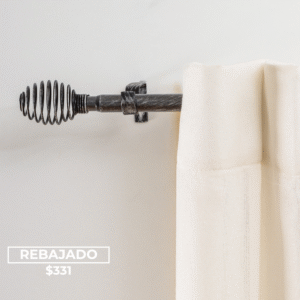 Set Barrote Metal Fino Para Cortina