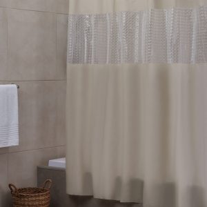 Cortina Baño Con Visor 180x180