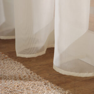 Alternative view of Cortina Volile Liso Con Aros 140x250