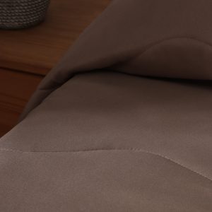Acolchado Soft Touch Liso 1 Plaza